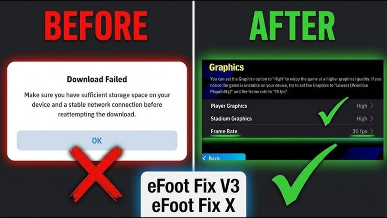 EFoot Fix V4 APK download 