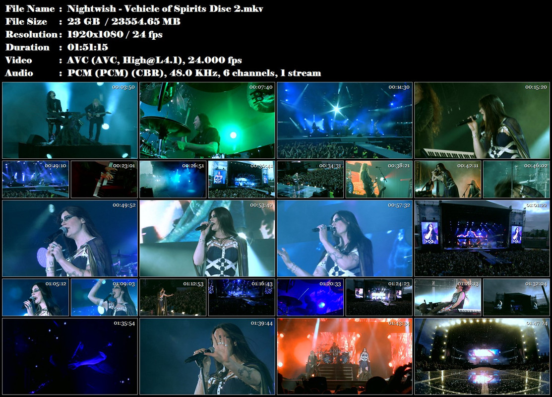 Re: Nightwish - Vehicle of Spirits (2016) 2xBlu-ray