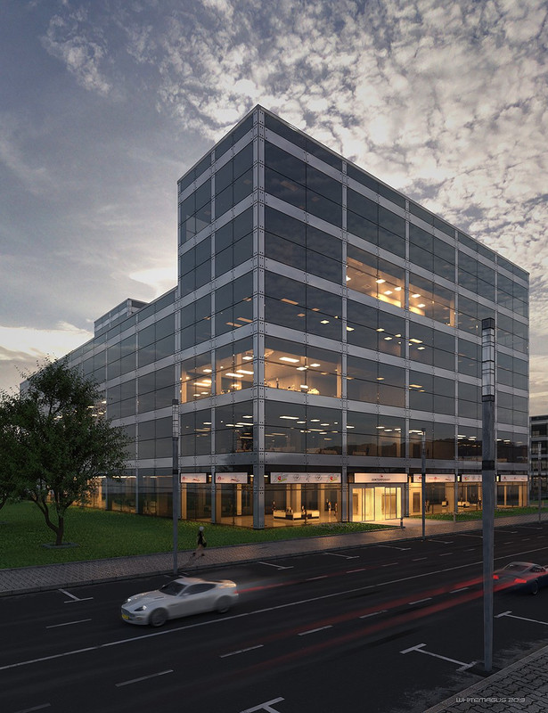 Contemporary Office Building Revitalized Contemporary Office Building Revitalized