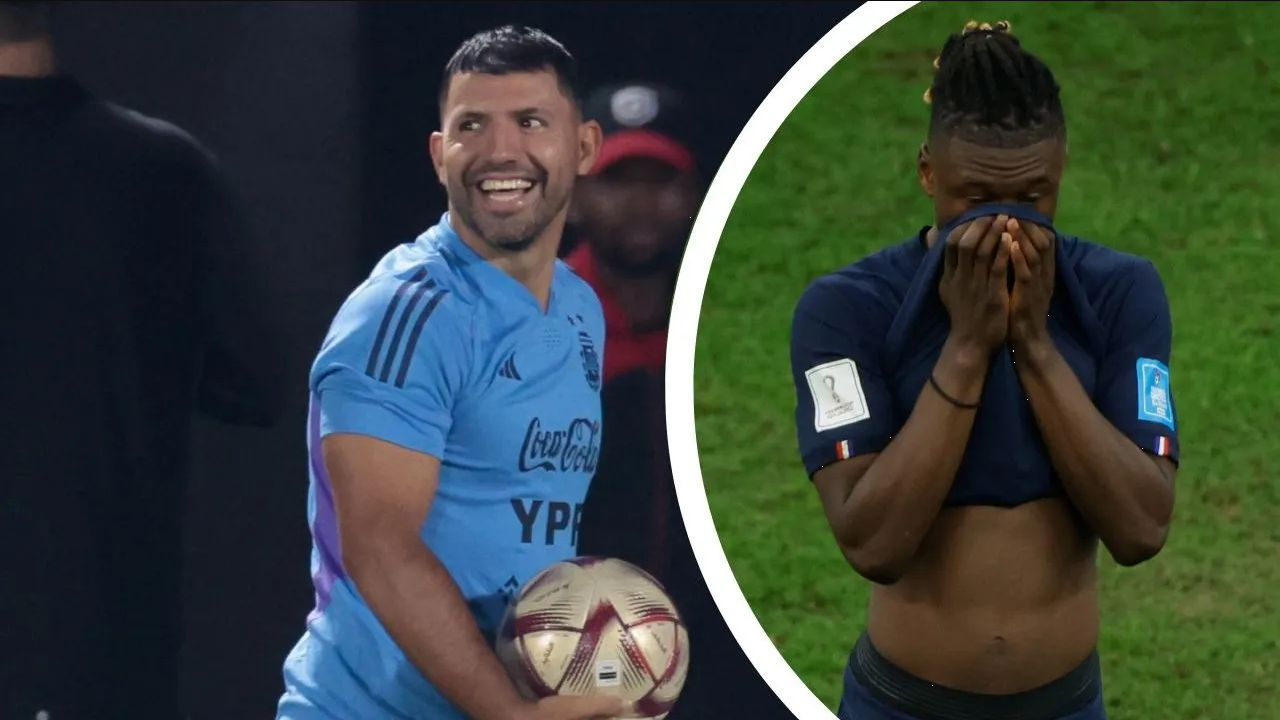 Durante los festejos, el Kun Agüero insultó a uno de los Seleccionados de Francia