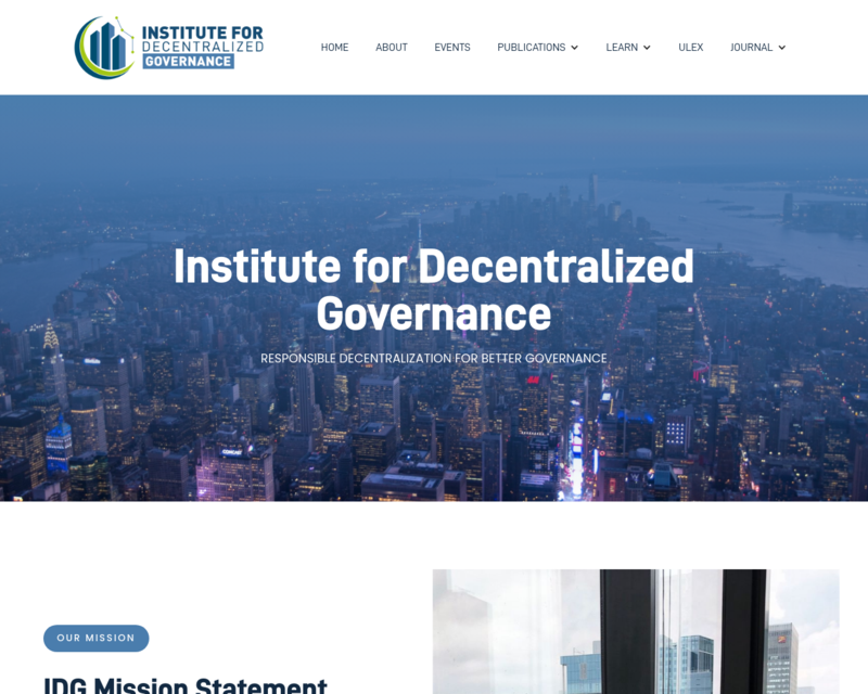 Institute for Decentralized Governance