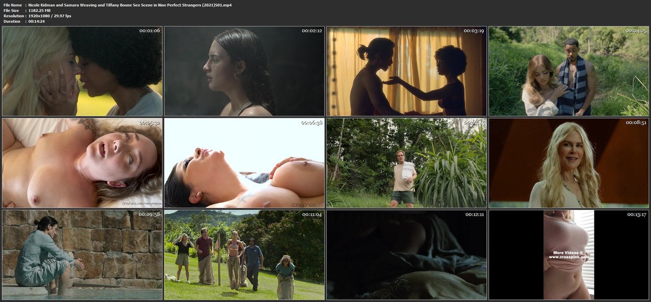 Nicole Kidman and Samara Weaving and Tiffany Boone Sex Scene in Nine Perfect Strangers (2021)S01 mp4