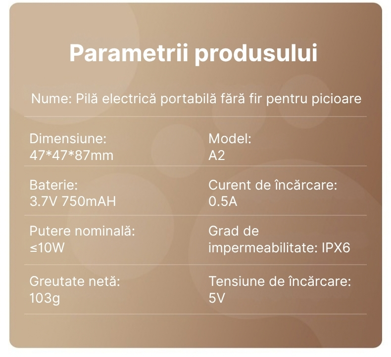 MOWO A2 Pila Electrica Calcaie