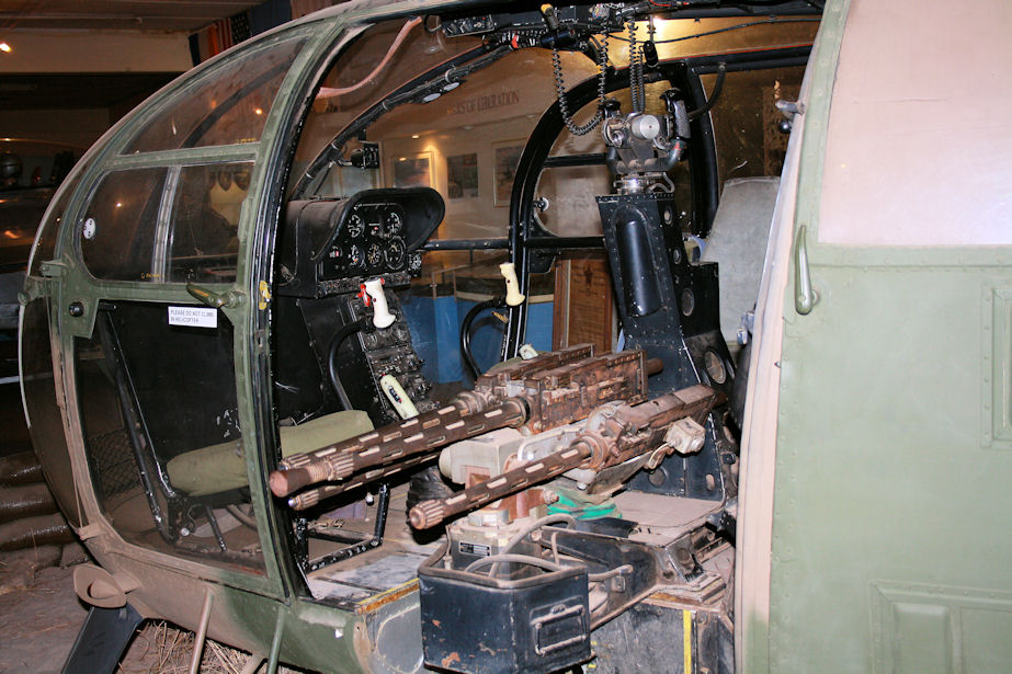 RhAF 7 Sqn Alouette III (K car - .303 brownings x 4 - Dalamation