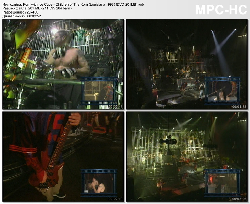 Korn with Ice Cube - Children of The Korn (Louisiana 1998) [DVD 