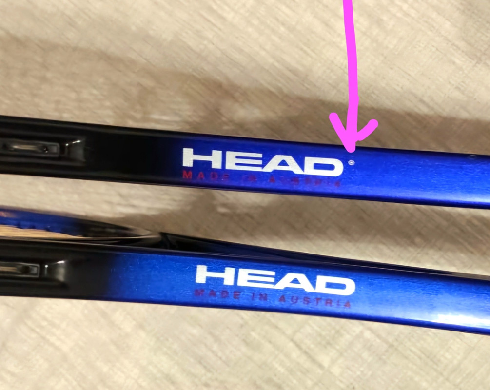 Head Pro Tour 630 Star Trek font puzzle. Need help! | Talk Tennis