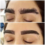 نمونه کار کاشت ابرو ۴