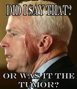 McCain brain tumor