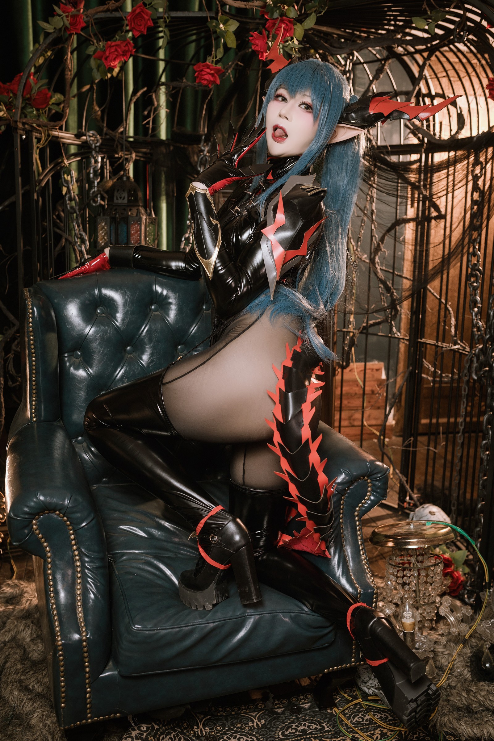 兔胖胖min – 碧蓝航线 雷根斯堡 Cosplay 高清写真集（40P-328.1MB）插图7