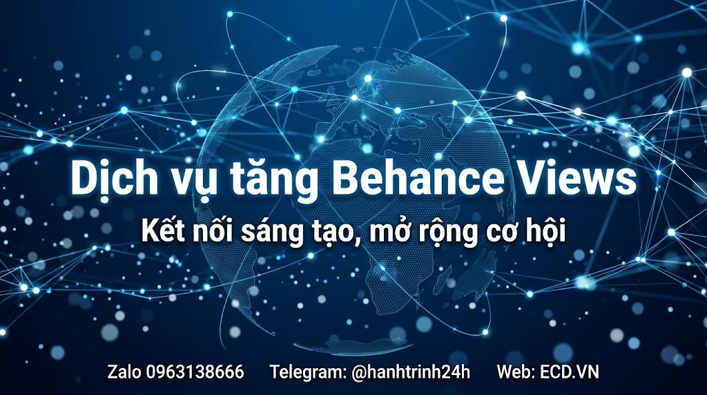 tăng behance views vip cho portfolio