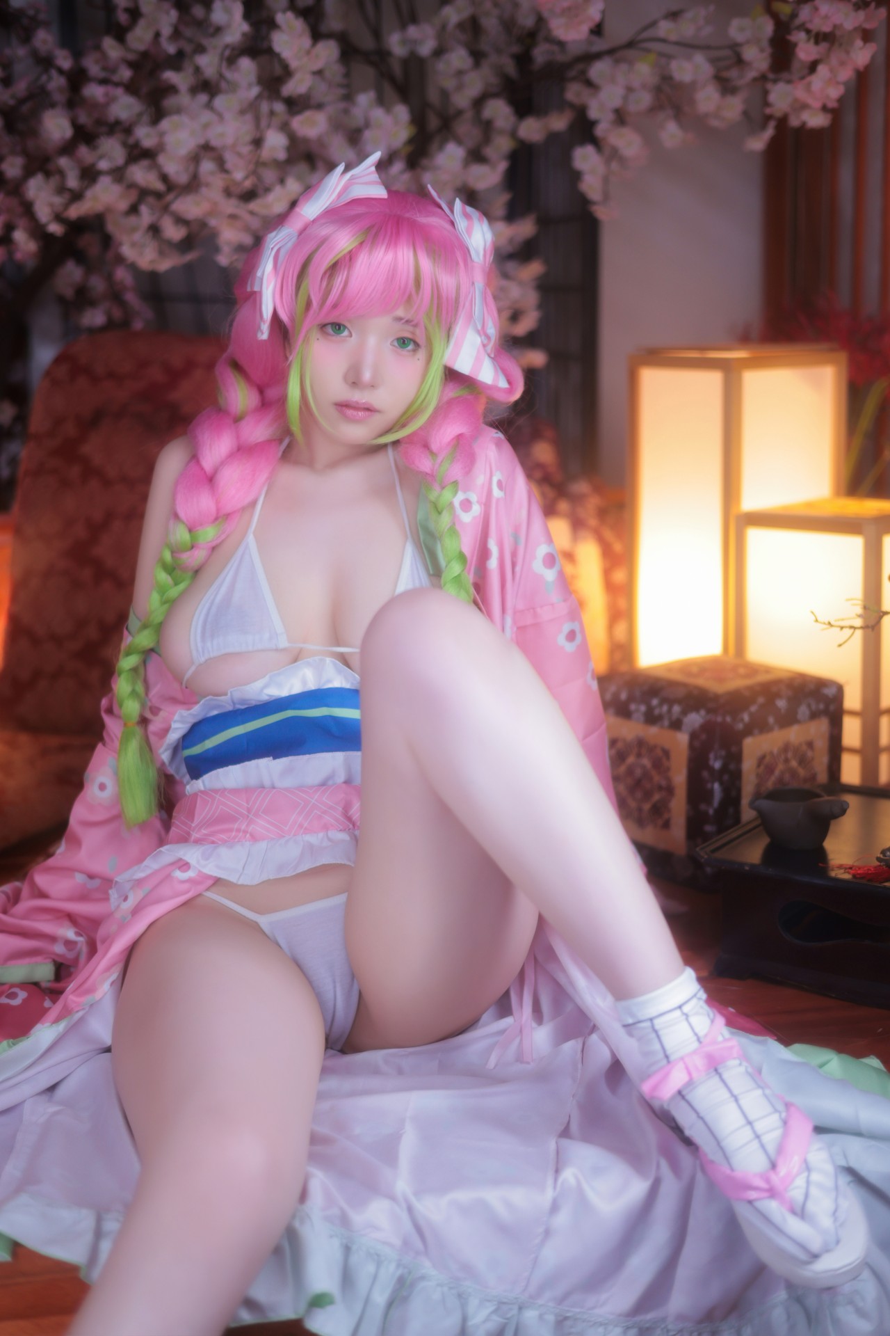 Yeon Woo (연우)，桃色心动！唯美日系场景里的梦幻COS美人插图4