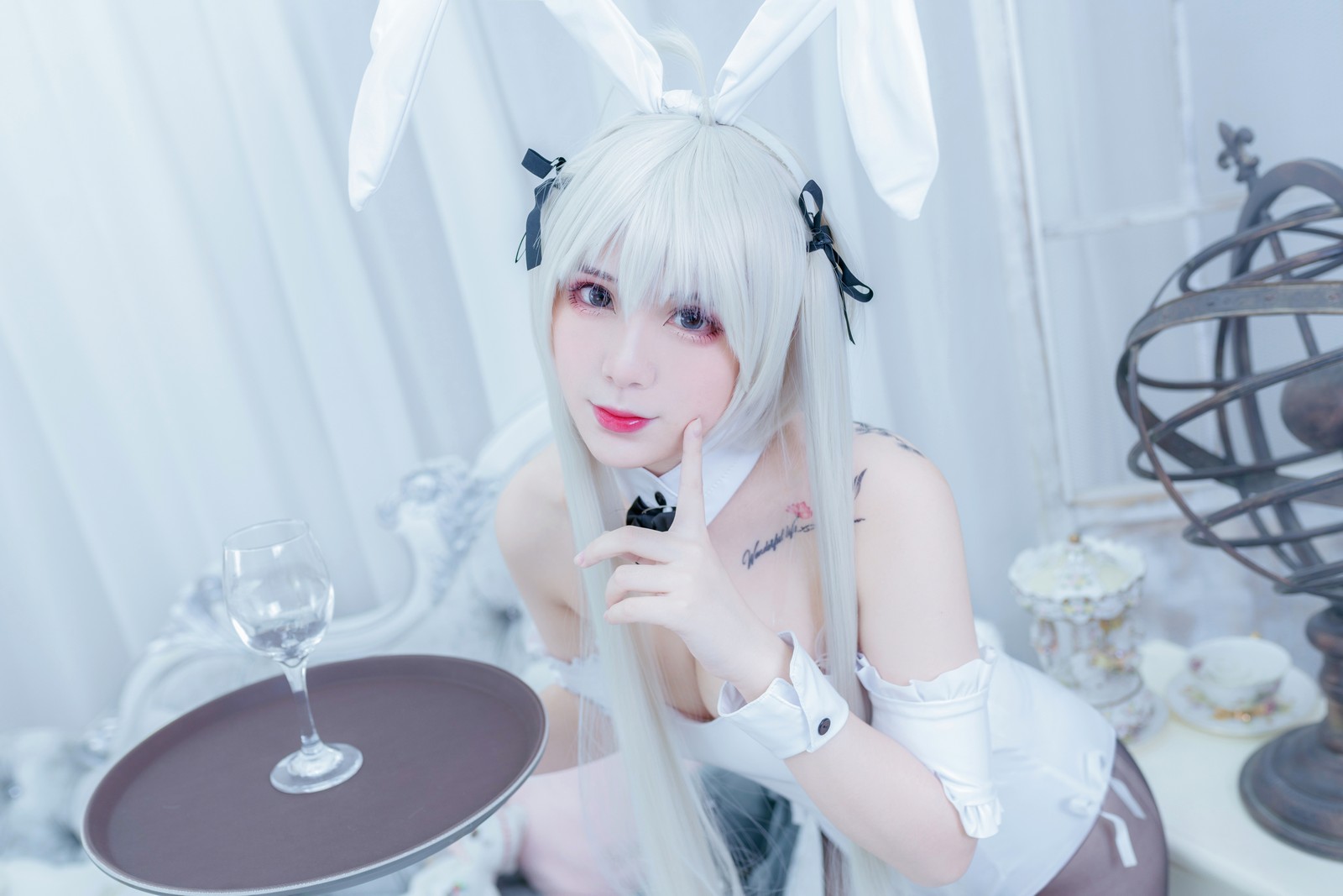 羊大真人 – 穹妹兔女郎 Cosplay 写真集（13P-226.4MB）人气角色还原插图2