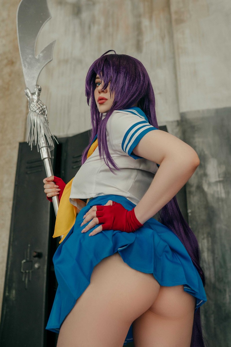 Alina Becker 关羽 Kanu Unchou Cosplay 一骑当千角色写真【59P-23.7M】插图7