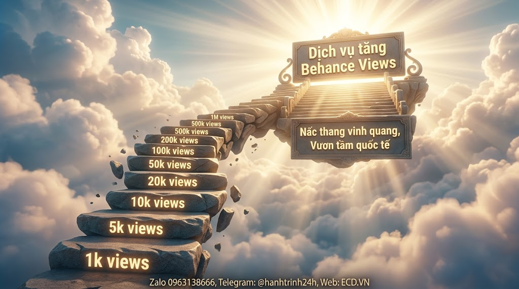 tăng behance views cao cấp tăng lượt xem