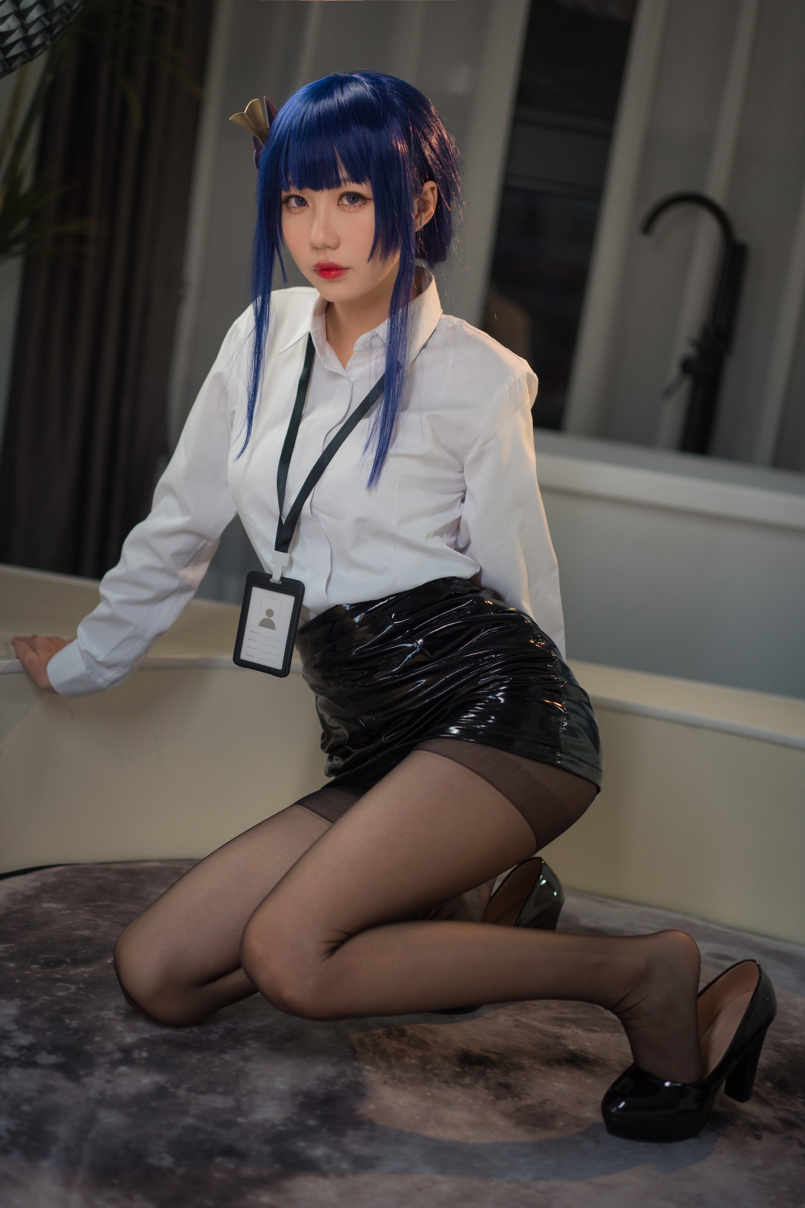 无影喵喵 雷电将军 OL Cosplay 写真｜原神人气角色高清摄影（35P｜456MB）插图3