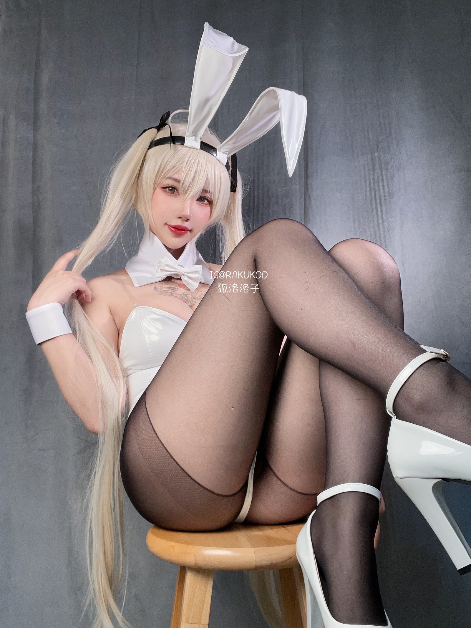 狐洛洛子 – 兔女郎 高清写真集（17P-26MB）经典兔女郎主题图集插图9