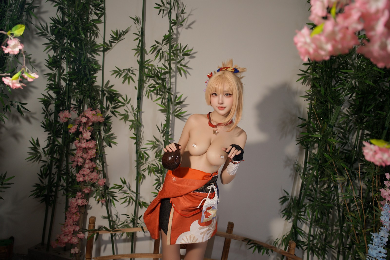 Demon 喵崽｜原神 宵宫 Yoimiya Cosplay 高清写真合集插图1