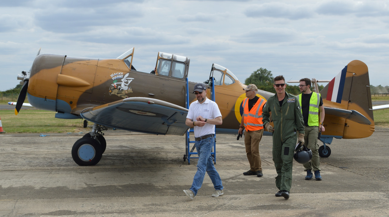 Another warbird in my logbook - Harvard 