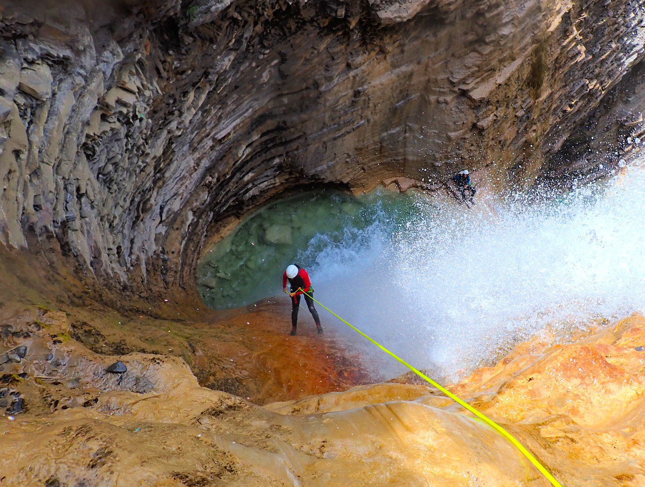 Canyoning vallée de Tena Aragon Espagne eaux turquoise barrancos