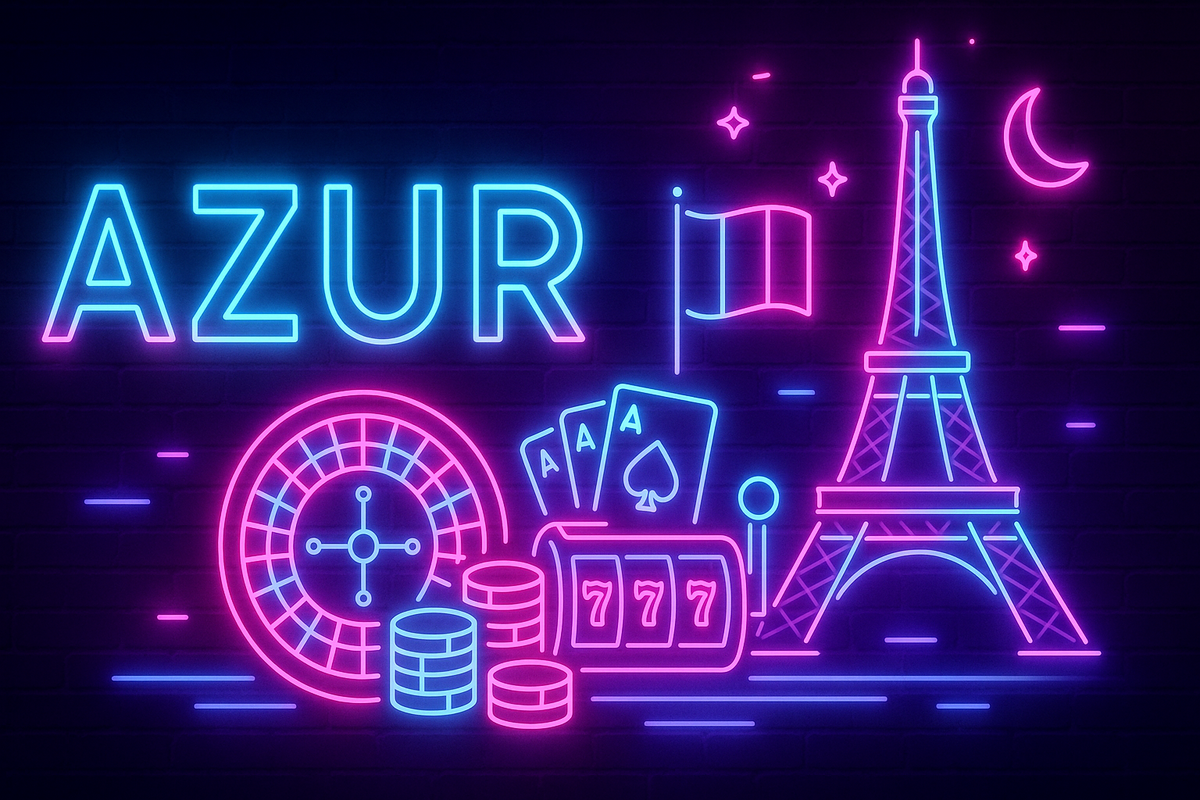 Azur casino France banner created by AI