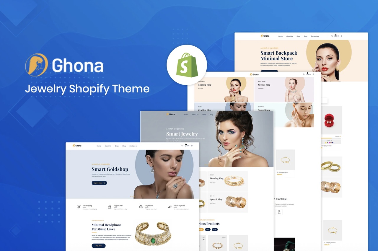 Ghona – Jewelry Shopify Theme