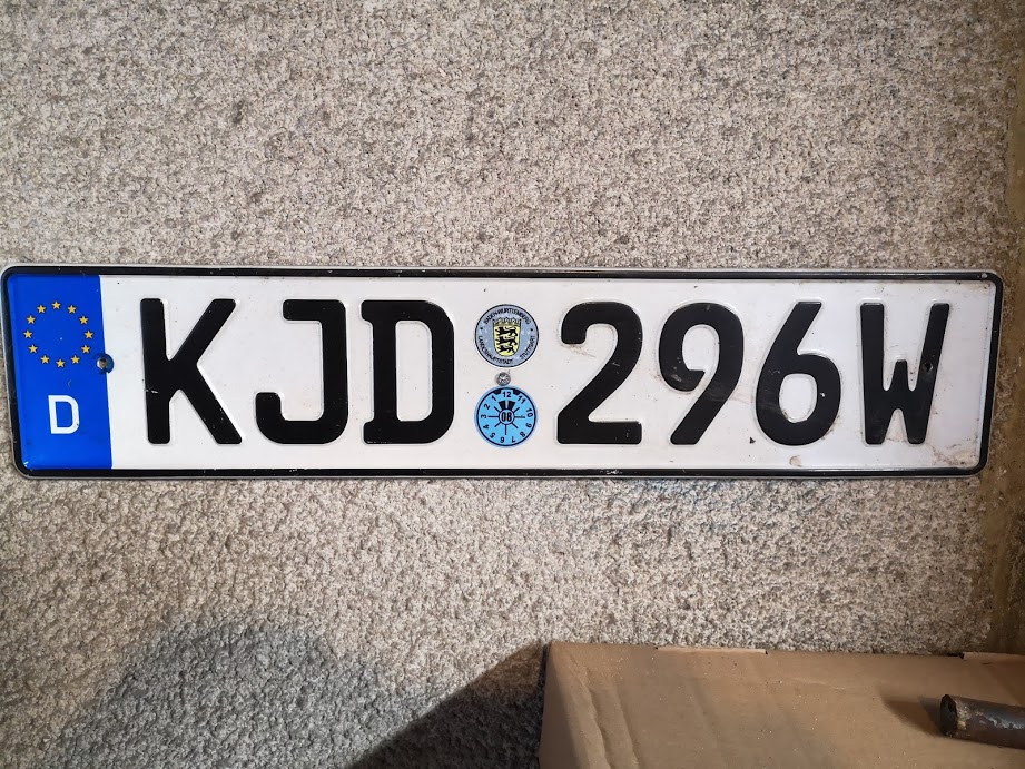 where can I buy German style number plates? Retro Rides