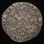 Patagón Carlos II. Países Bajose Españoles. Brujas (Flandes) 1673. PAS7045