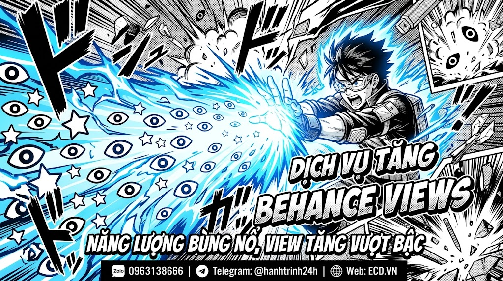 tăng behance views real tăng lượt xem