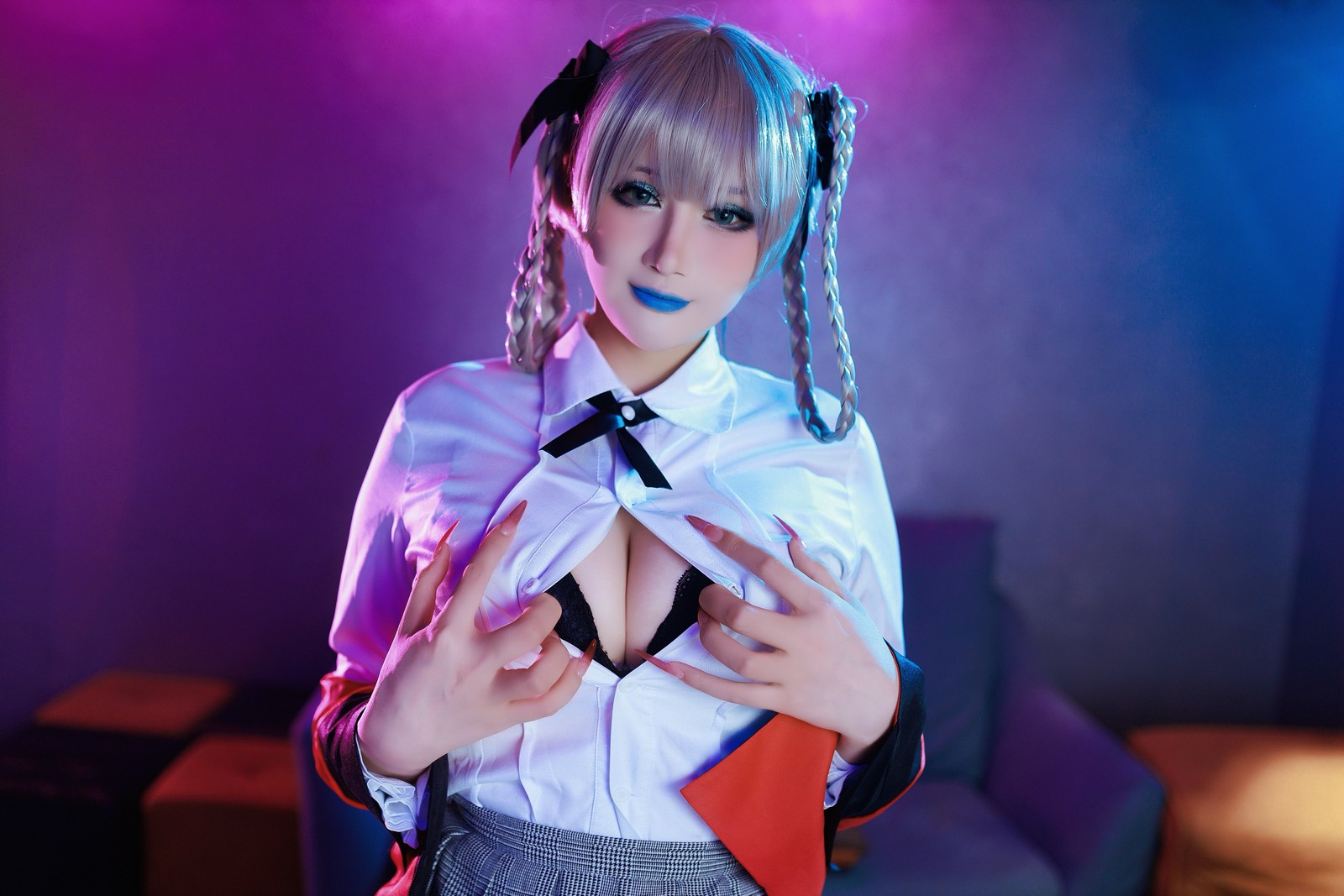 兔胖胖min – 狂赌之渊 桃喰绮罗莉 Cosplay 高清写真集（40P-340.9MB）插图4