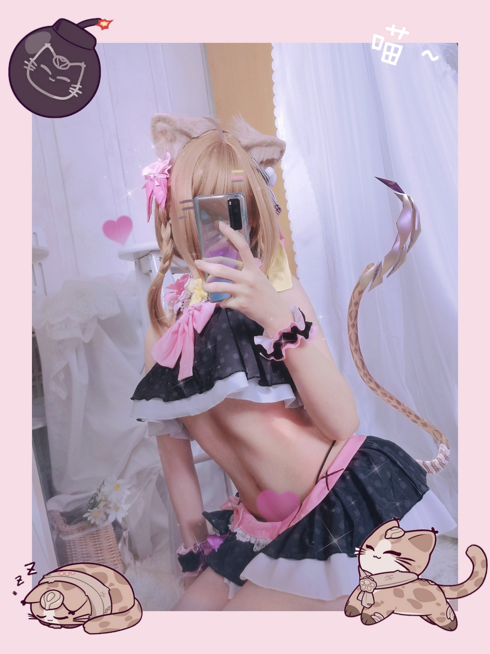 Seele麦麦帕朵菲莉斯 Cosplay 写真集｜猫系萌感高清图集（25P-41.2M）插图