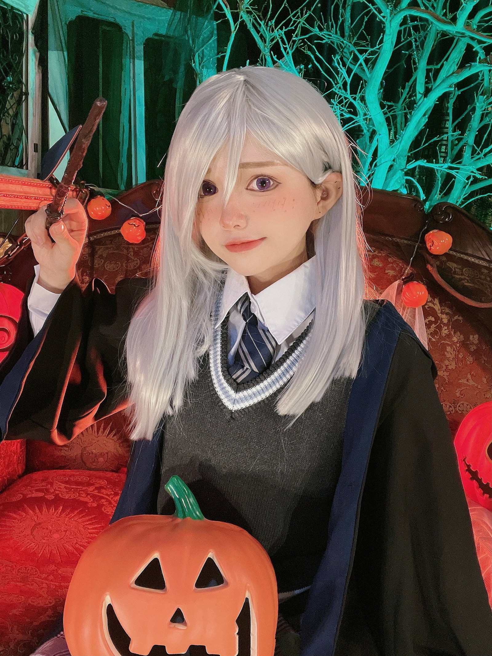 六二二同学 哈利波特 仿妆 Cosplay 写真合集｜魔法学院风（9P｜15MB）插图3