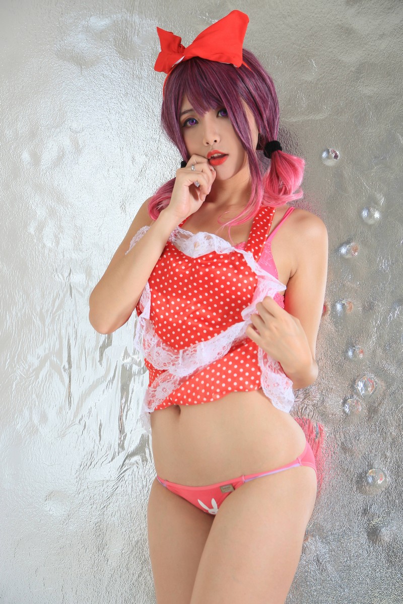 Hana Bunny 红心围裙 Cosplay写真｜Red Heart Apron 高清图片合集[10P-17.8M]插图3