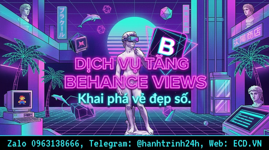 dịch vụ tăng behance views vĩnh viễn cho creative