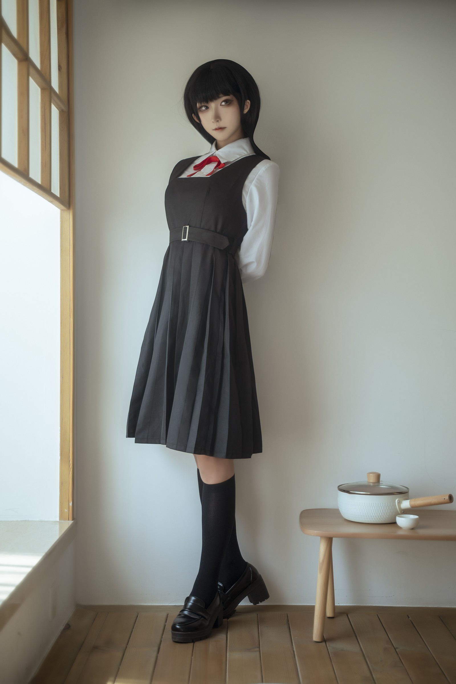 Seya-狮砸 – 电锯人 三鹰朝 Cosplay 高清写真（8P-65MB）插图6