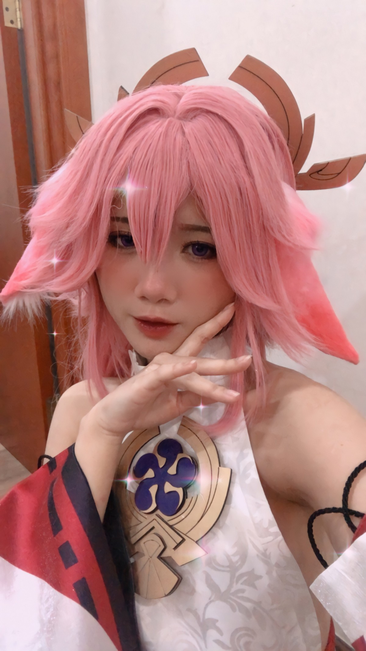 PoppaChan Yae Miko Cosplay (Genshin Impact) – 55 Photos 224MB插图5