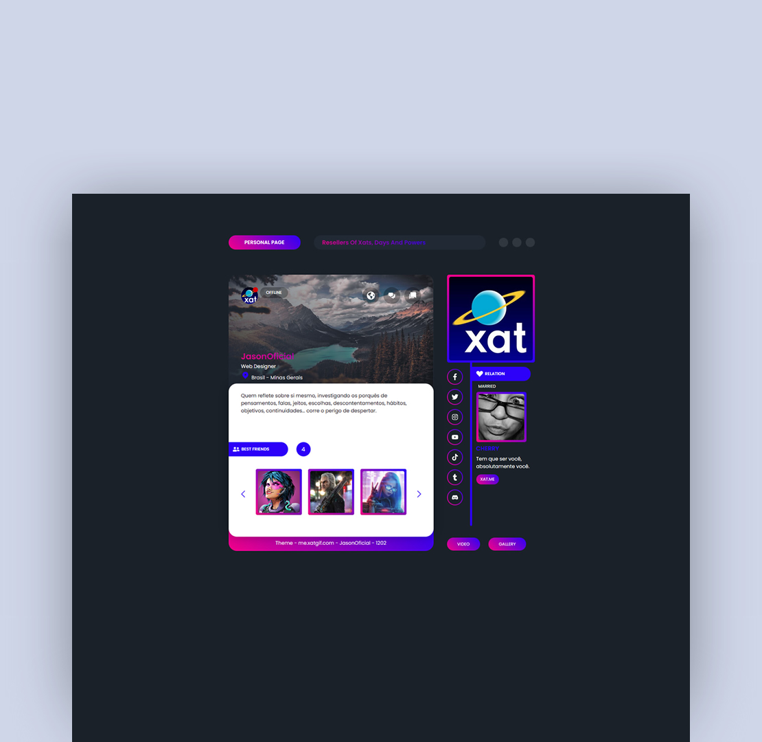 Theme Gradient Dark