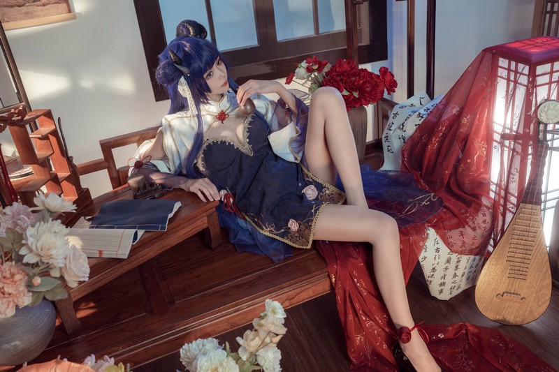 艾西Aiwest 伊吹新年旗袍Cosplay写真图集 新年主题高清图集 35P (396.8M)插图4