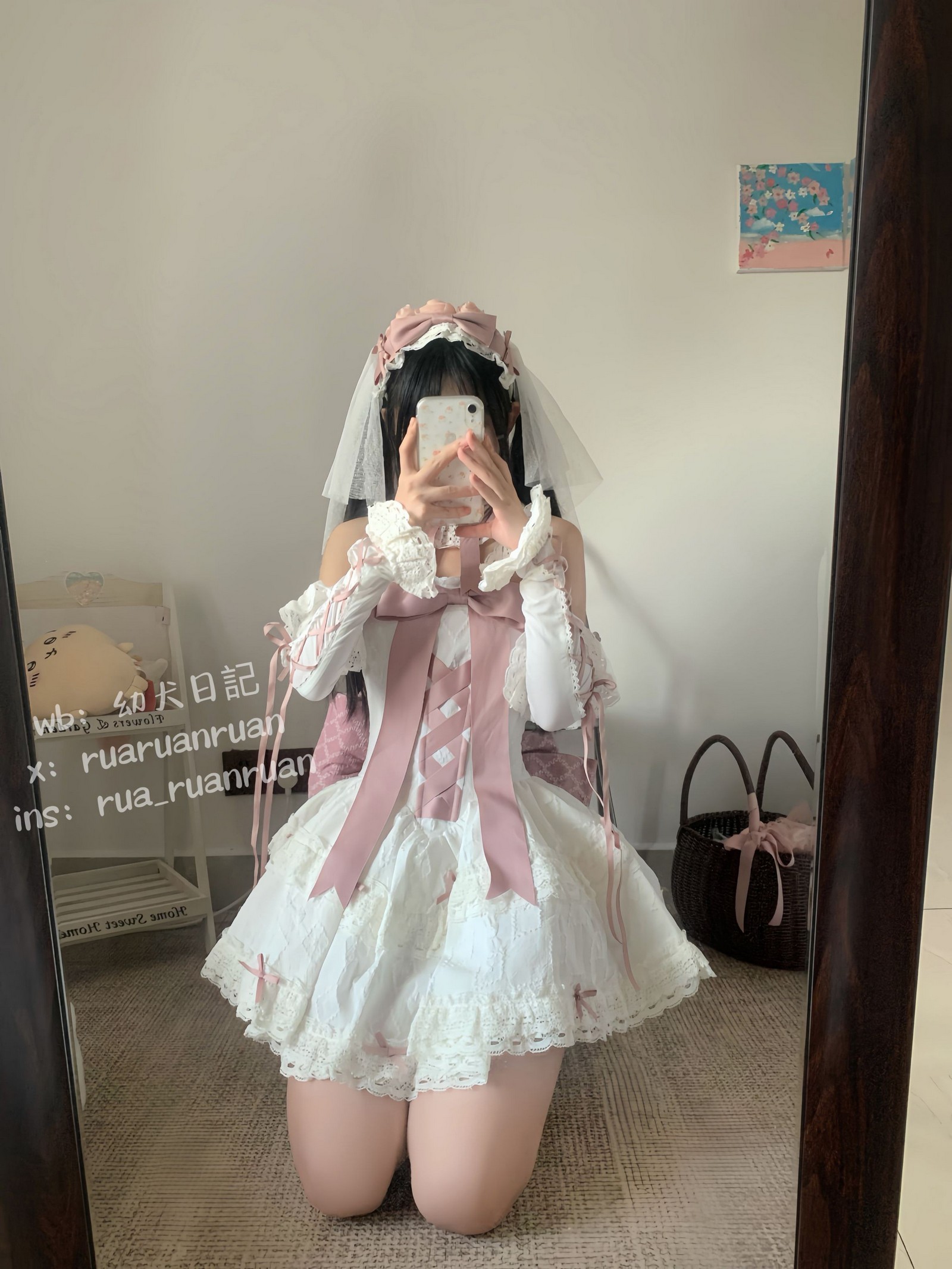 rua阮阮 初恋缎带 写真图集｜纯爱氛围系私房摄影（18P｜23MB）插图2