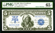 5 dólares USA 1899. “ Chief Note “. 79-CDCB2-B-5844-40-A7-9-A28-3-A9666-FACD14