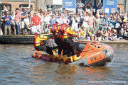 Bude lifeboat crew capsize their craft #1.