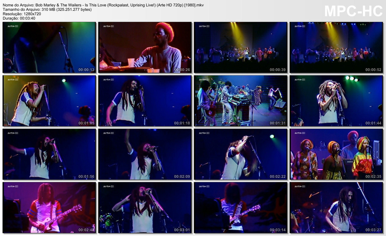 Bob Marley & The Wailers - Is This Love (Rockpalast, Uprising Live!) (Arte HD 720p) [13.06.1980]