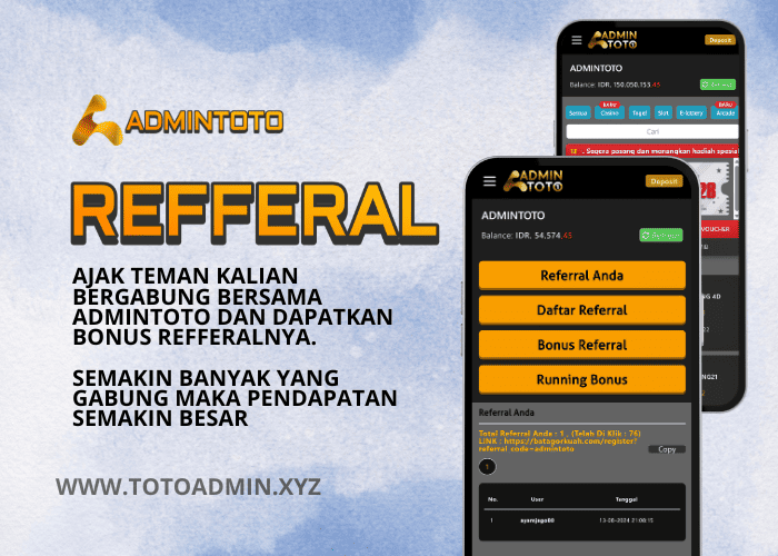 Referral Admintoto: Cara Pilihan Invite & Raih Komisi