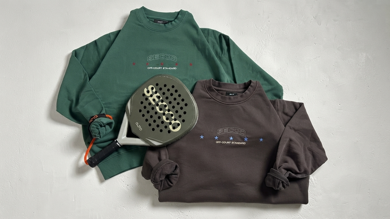 Off Court Crewneck Black Coffee