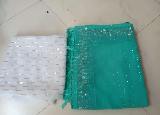 JANKI Saree With Blouse_SKY (R103)