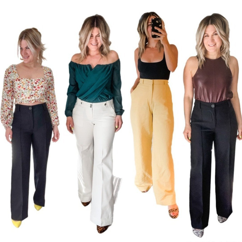 Woman Wear Dress Pants for Cocktail Attire
