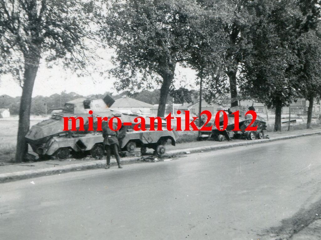 Foto, Wehrmacht, SdKfz.231 (8 Rad) & Sdkfz. 232 