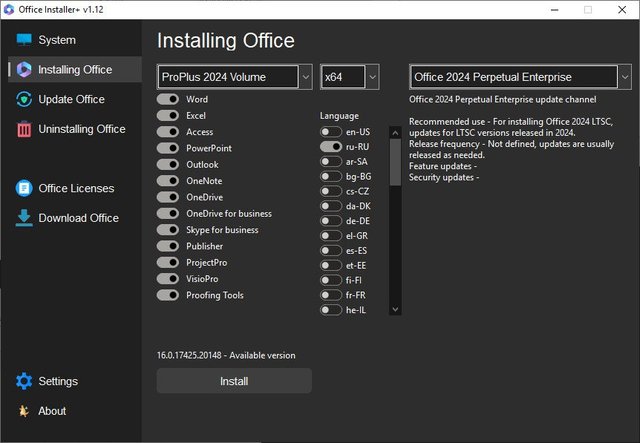 Office Installer / Office Installer Plus 1.12