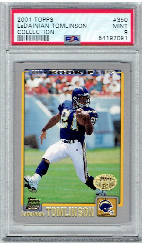 2001 Topps Collection LaDanian Tomlinson PSA 9