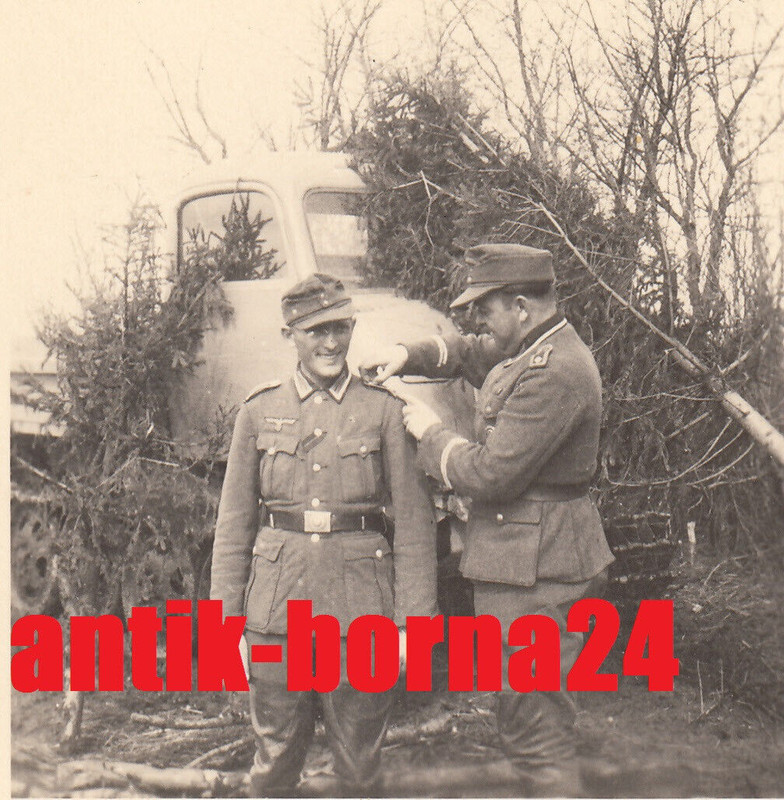 Foto WH Soldat RSO Raupenschlepper Schlepper Fronteinsatz Beförderung