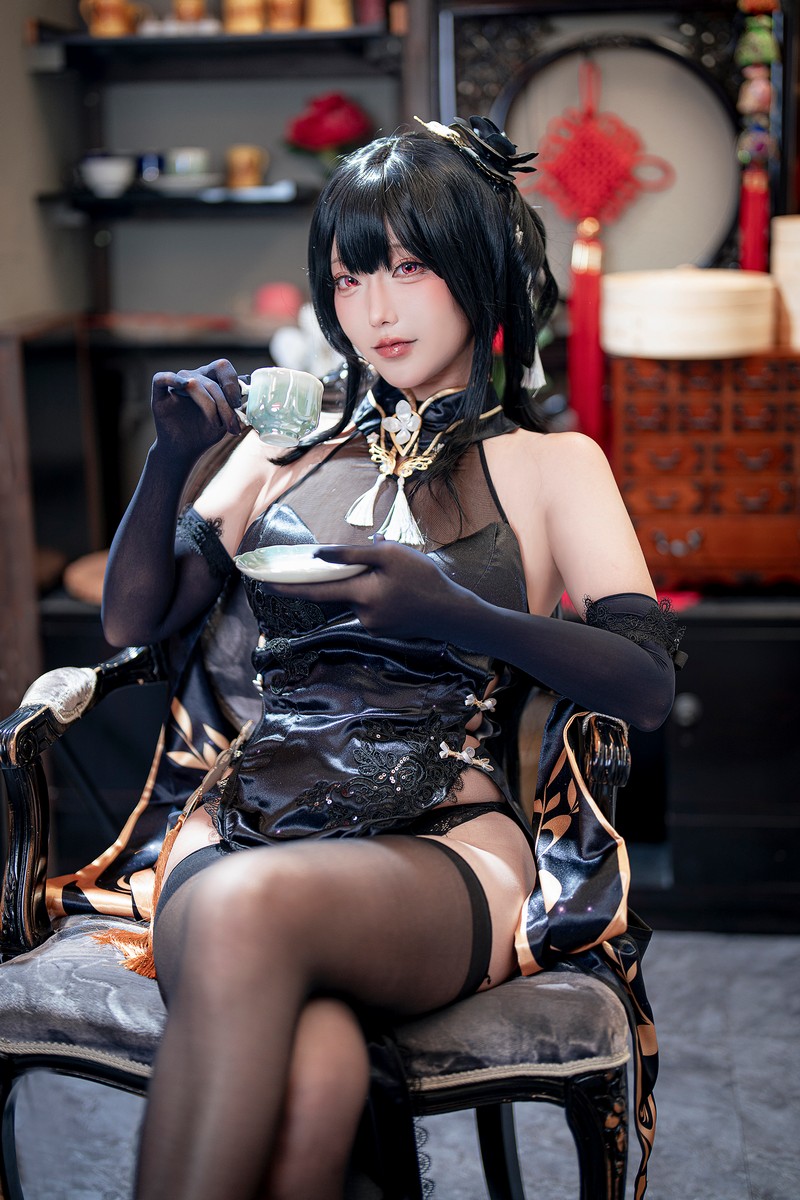 切切Celia 镇海 Cosplay Azur Lane 写真图集 32P插图3